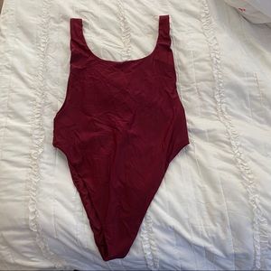 * XL LONG * High cut one piece